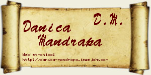 Danica Mandrapa vizit kartica